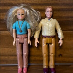 Fisher-Price loving family playskool - 2 Doll Set 2006